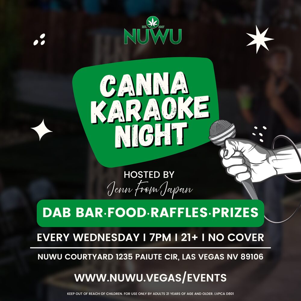 Canna-Karaoke Night event flyer