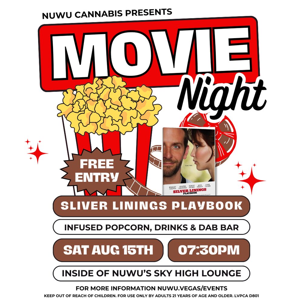 Movie Night: Silver Linings Playbook event flyer