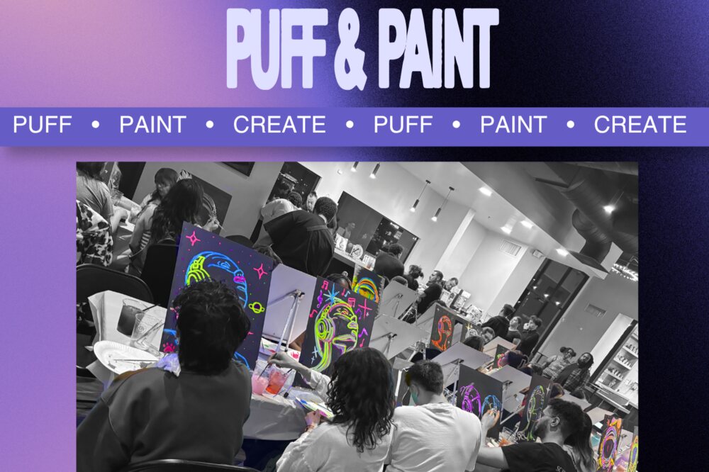 Puff & Paint: Animal Face Edition event flyer