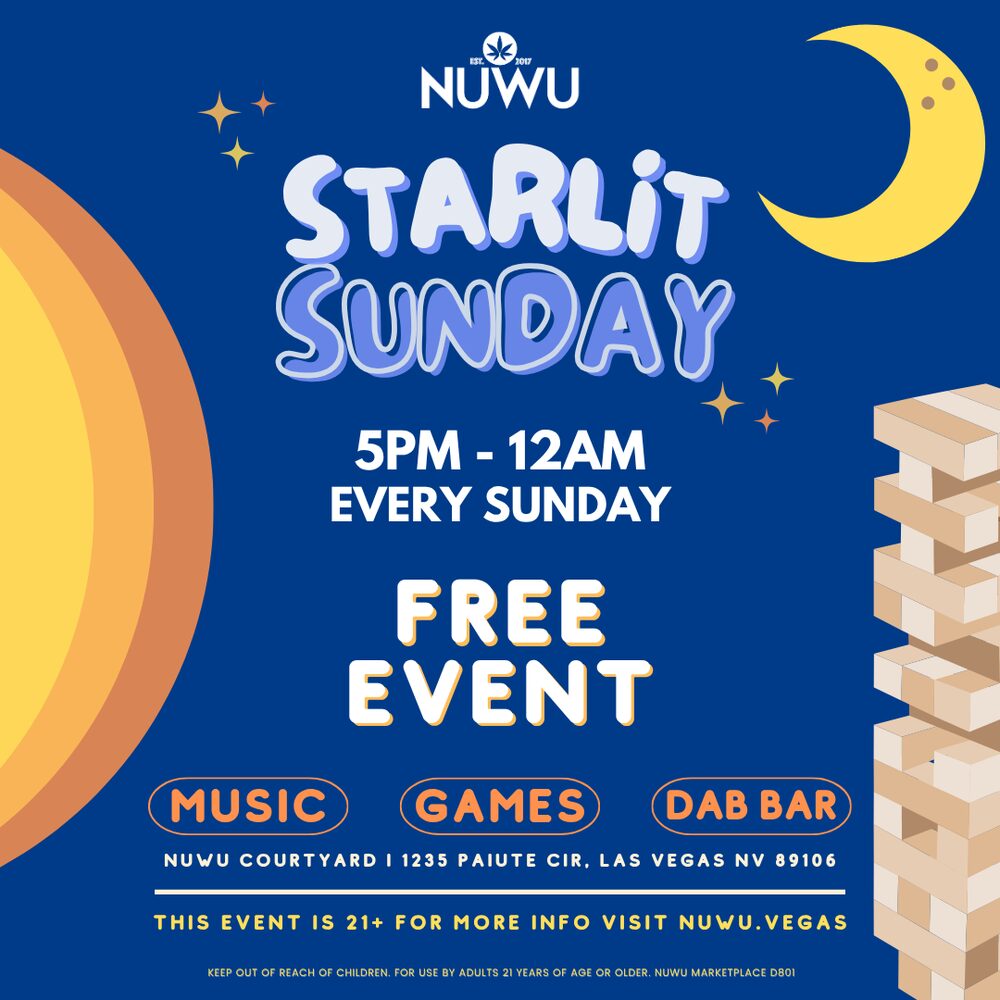 Starlit Sundays event flyer