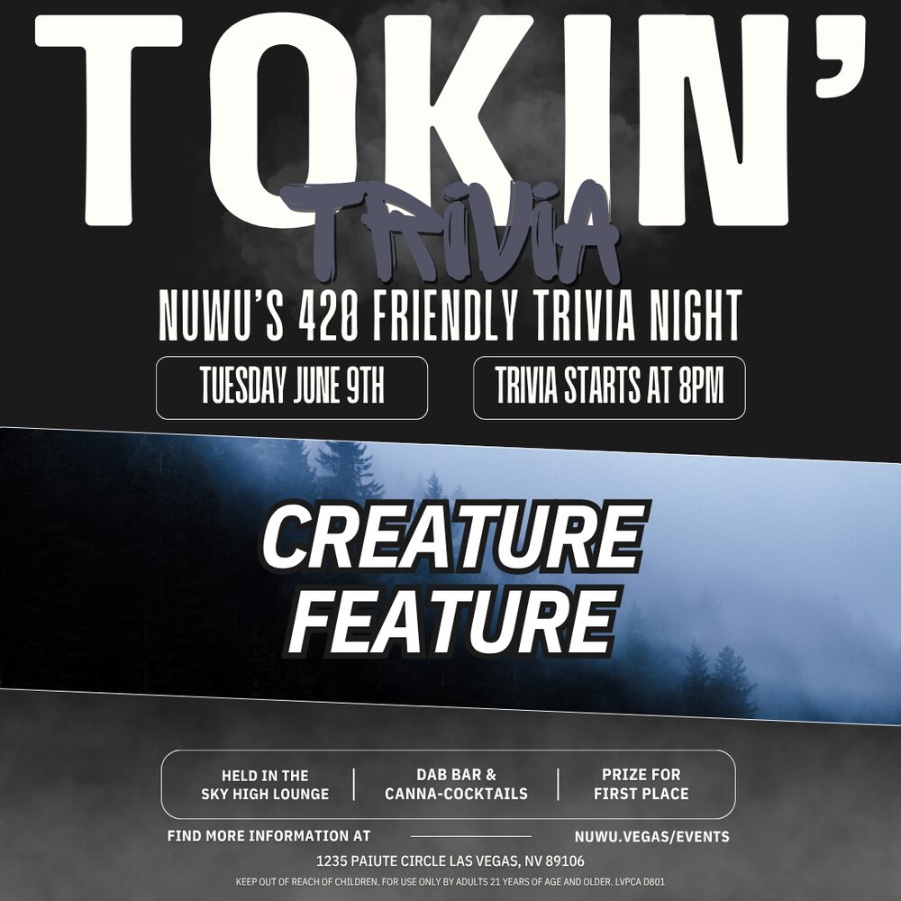 Tokin' Trivia: Creature Feature event flyer