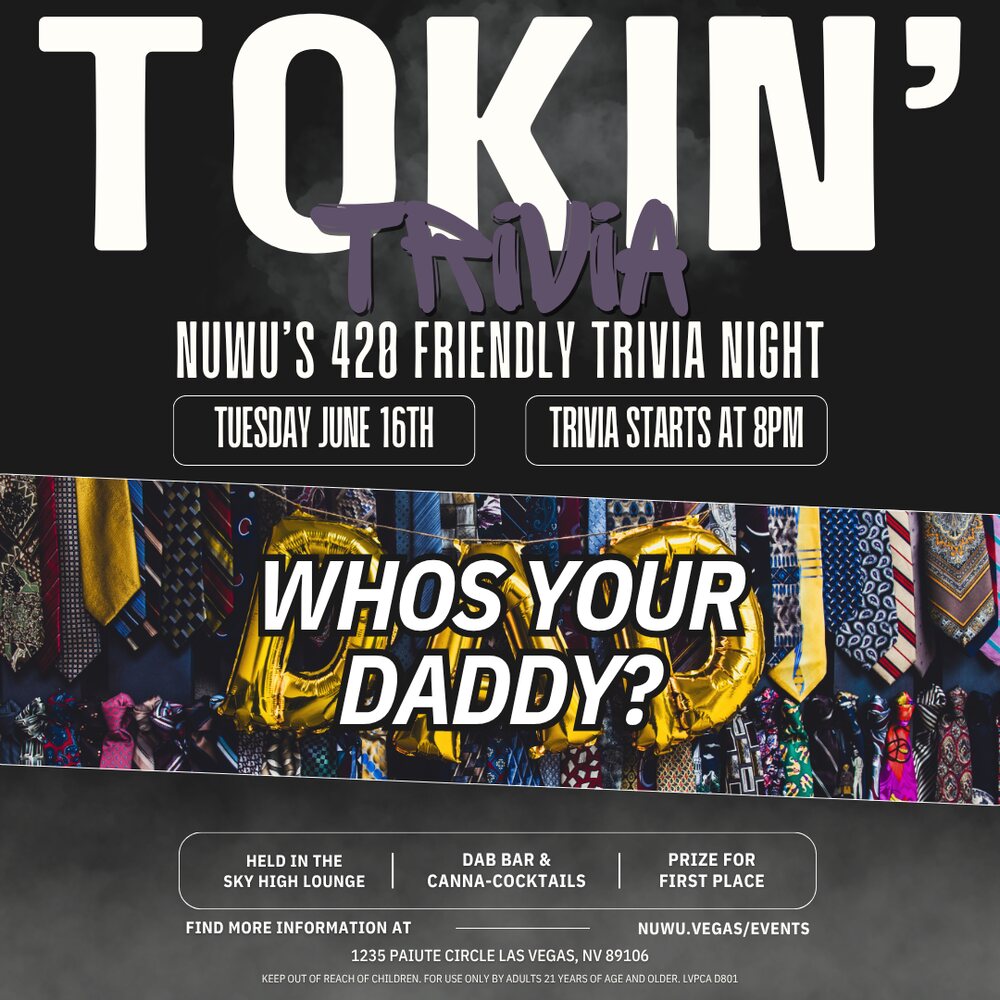 Tokin' Trivia: Who's Your Daddy? event flyer